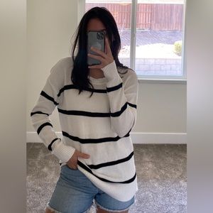 Stripped Knitted Sweater